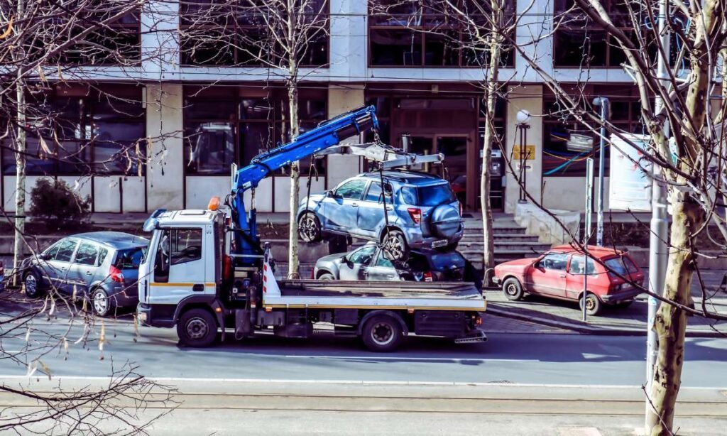 dream about car being towed